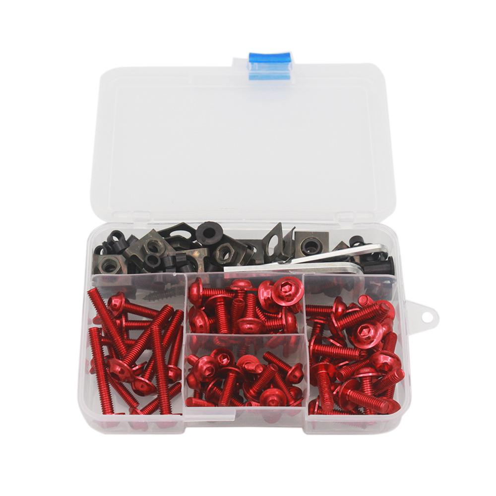Motorcycle Fairing Bolts Kit Bodywork Screws Nut Accessories For Yamaha yzf r6 r3 r1 r15 v3 r25 y15zr fz6 fz1 xj6 fz8 fz16