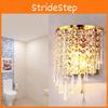 Wall Crystal Elegant Sconce With Led Light For Home Bedroom And Space Living
