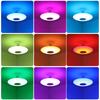 48W/28W/18W LED Ceiling Light Bulb with bluetooth Speaker Dimmable Modern Music Lamp with Remote for Home Party 16/23/30cm