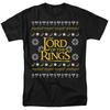 The Lord Of The Rings - Ugly Christmas Logo -  Unisex Children's T-shirt - Black