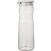 Hario Cold Water Bottle Heat Resistant Glass Free Pot Hold 1000ml White Made In Japan Barley Tea Bottle Tea Refrigerator 6FP-10-W
