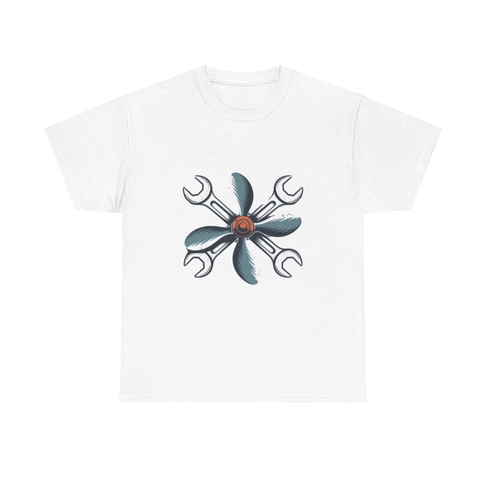 Marine Mechanic T-Shirt Outboard Boat Technician Graphic Tee Marine Diesel 2XL