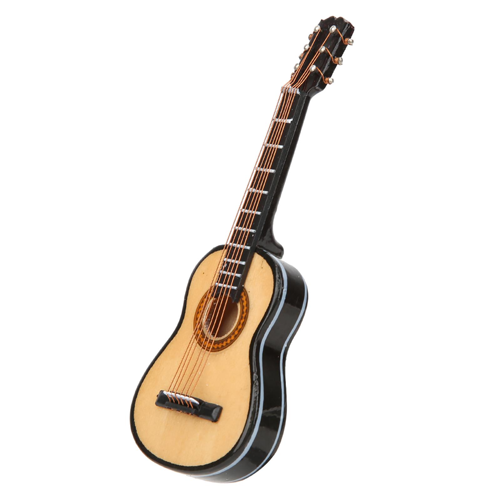 

Липа G Форма гитары Орнамент Трехмерный Декоративный Аксессуар для холодильника 10см