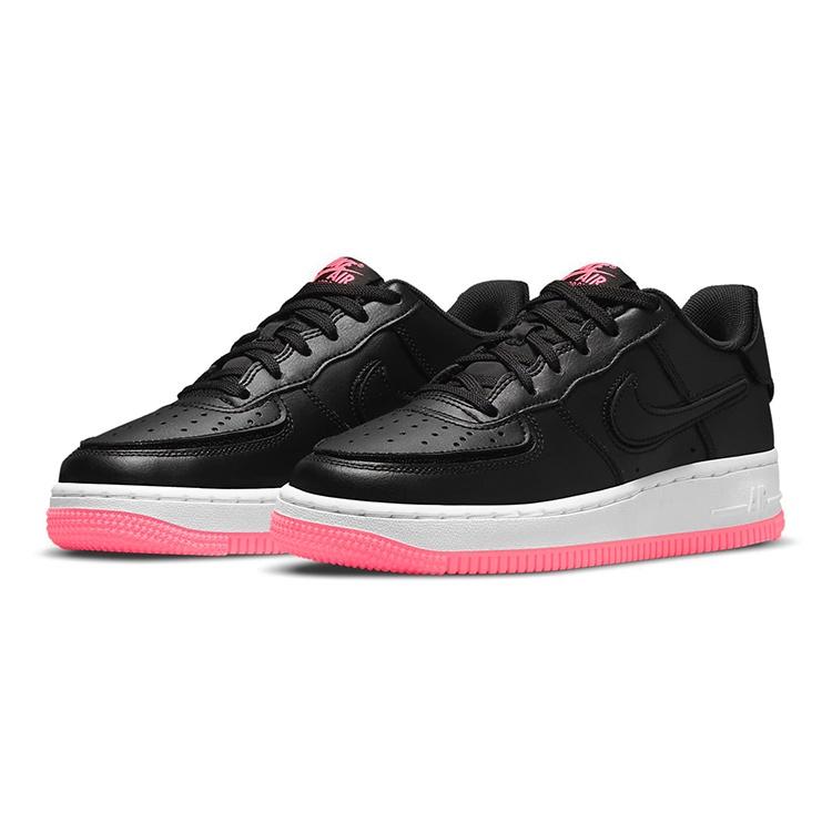(GS) Nike Air Force 1/1 'Black Hyper Pink' Kids' DB4545-005