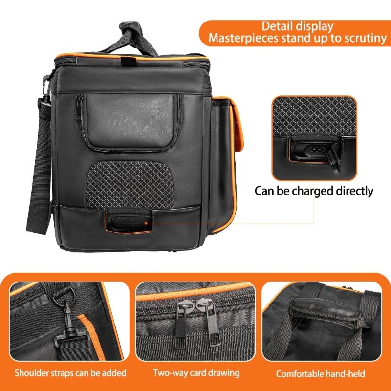 Portable Storage Bag Suitable With 2 Power Station Solid Oxford Fabric Construction For Tool Accessories
