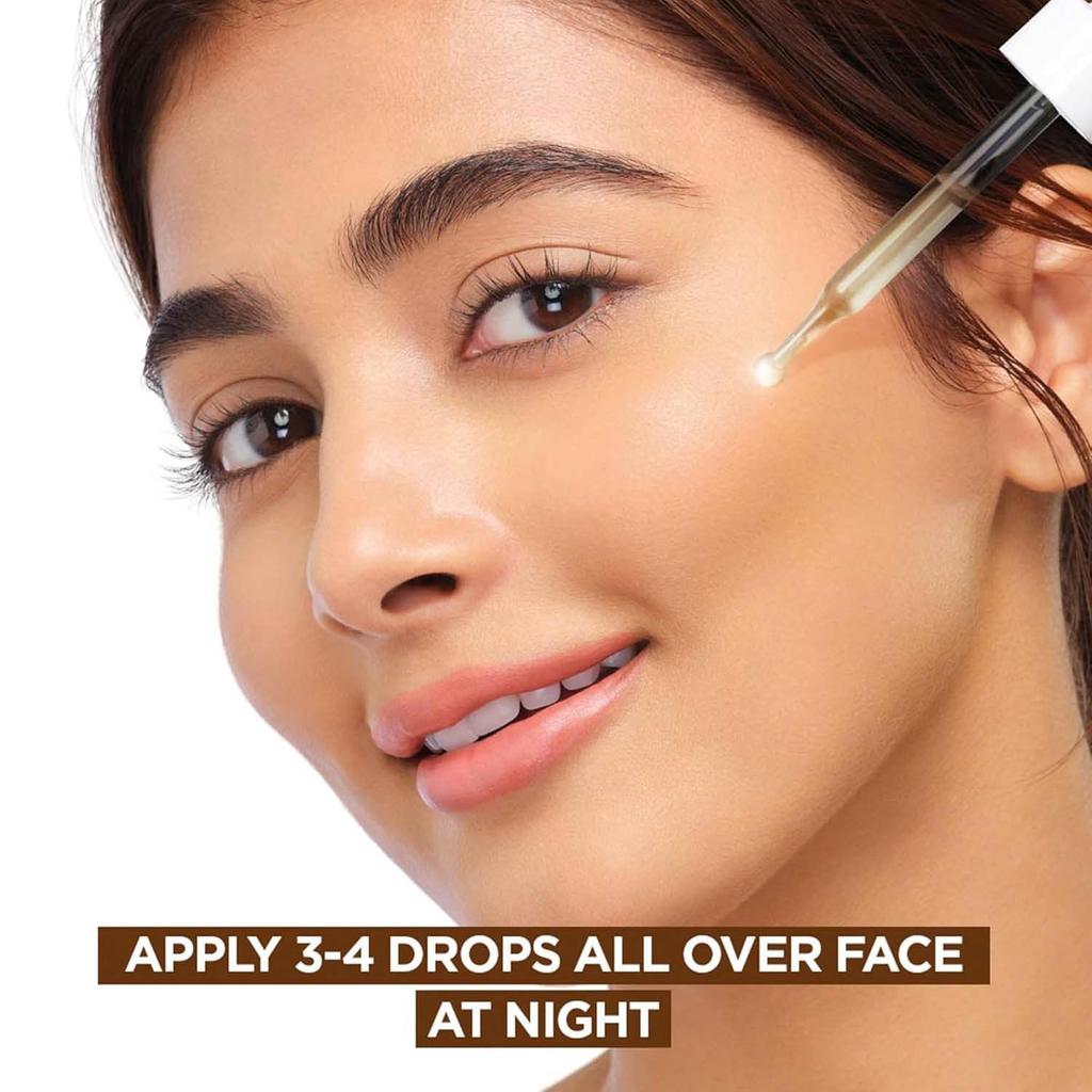 Garnier Bright Complete Night Vitamin C Serum With 10% Pure Vitamin C for Bright Skin, PM Routine Vitamin C Serum | 30ml