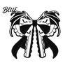 Durable Enamel Pin Brooch Pin Skull Bow Design Brooch Halloween