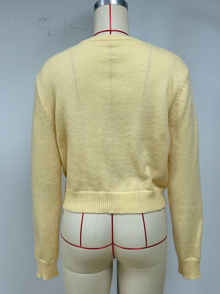 Women's Long Sleeve Knit Cardigan - Soft, Short, Loose, Slimming Autumn/Winter 2025