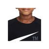 Nike Color Block Round Neck Casual Long Sleeve Fleece Sweatshirt Kids tops Black DR5585-010