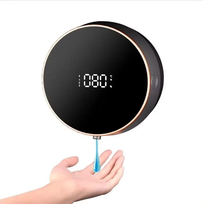 

Автоматический дозатор мыла Intellisense, регулируемые принадлежности для ванной комнаты, устройство для мытья посуды для бытового мытья рук чёрный