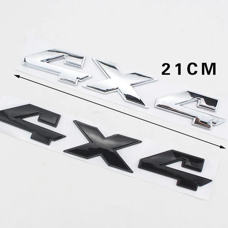 4X4 emblem tail trunk label car stickers for Dodge RAM series jeep off-road vehicle Grand Cherokee herdsman refit 4-wheel drive PP2