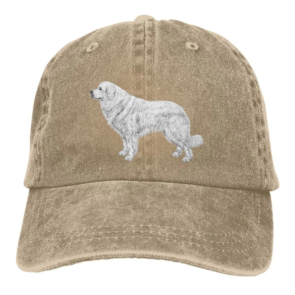 Great Pyrenees Dog Hat Baseball Cap for Men Women Adjustable Outdoor Sports Dad Hats