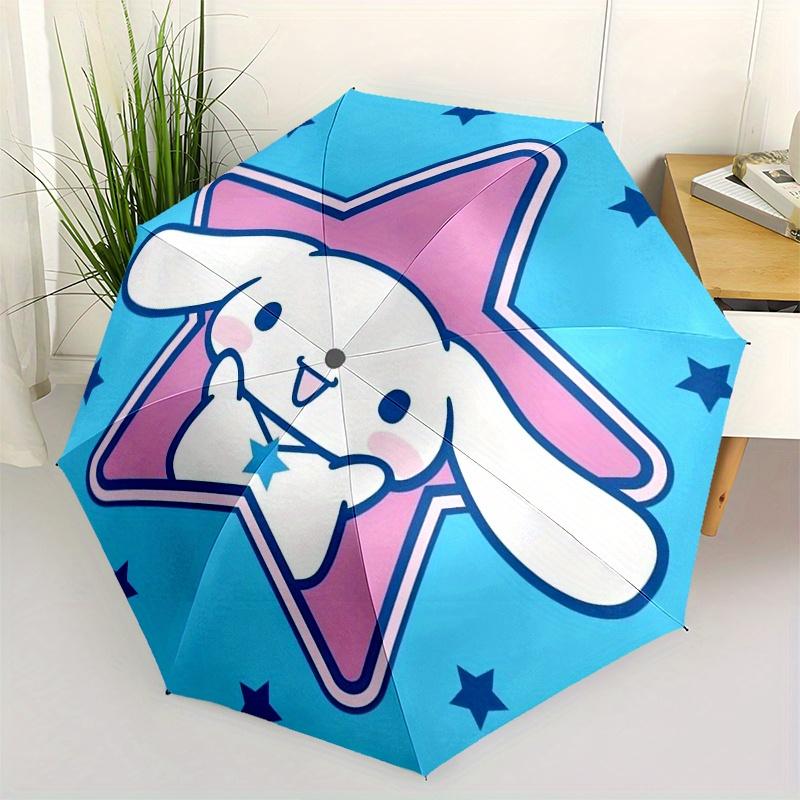 

Cinnamoroll Automatic Opening and Closing Parasol Compact Travel Umbrella with 8 Ribs for Women and Men Ideal Birthday/Christmas Gift, Outdo