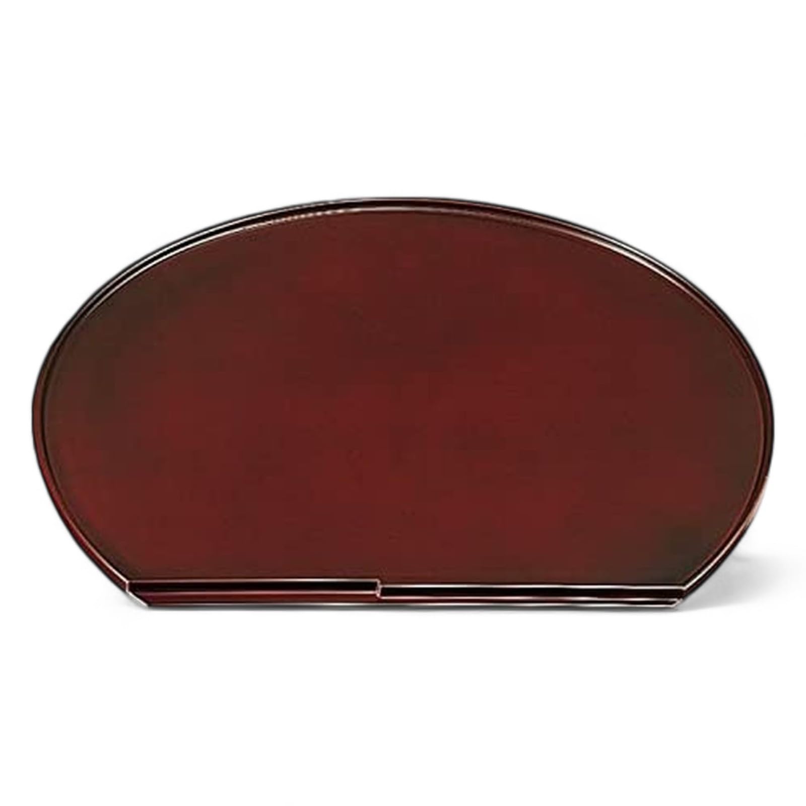 

Teak Lacquerware 15cm Made in Japan J-kitchens Tray, 45cm, Half-Moon Shape, Diameter,