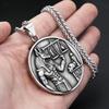 Forntida egyptisk symbol Anubis gud död farao mytologi hänge halsband män kvinnor rostfria stålkedjor smycken gåvor