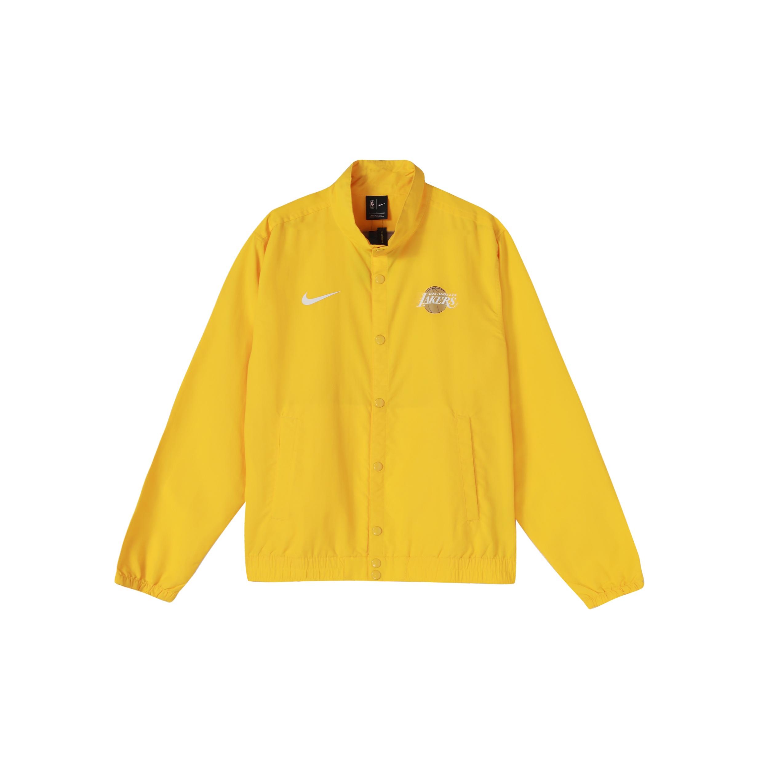 Nike City Edition DNA Los Angeles Lakers Sports Jacket Yellow Men s CD3061-728 M