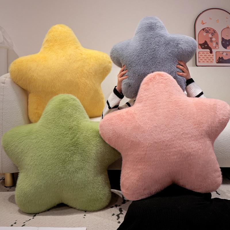 15/50/60CM Star Shaped Throw Pillow High Quality Stuffed Simulated Star Soft Bedroom Decoration Cushion