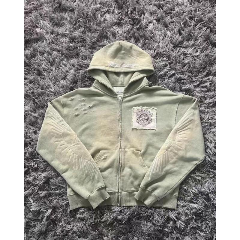 Mens Oversized Hooded Zip-Up Sweatshirt With Letter Print Fall Casual Sportswear Plus Size XL-XXXXL