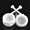 Creative Skull Head Shape Silicone Tea Infuser Tea Strainer Bag Scented Tea Reusable Cartoon Model Brewing Kitchen Tool