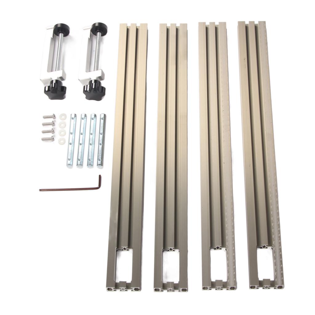 Trimming Machine Guide Rail 500mm Aluminum Alloy Adjustable Auxiliary Guide Rail Bracket for