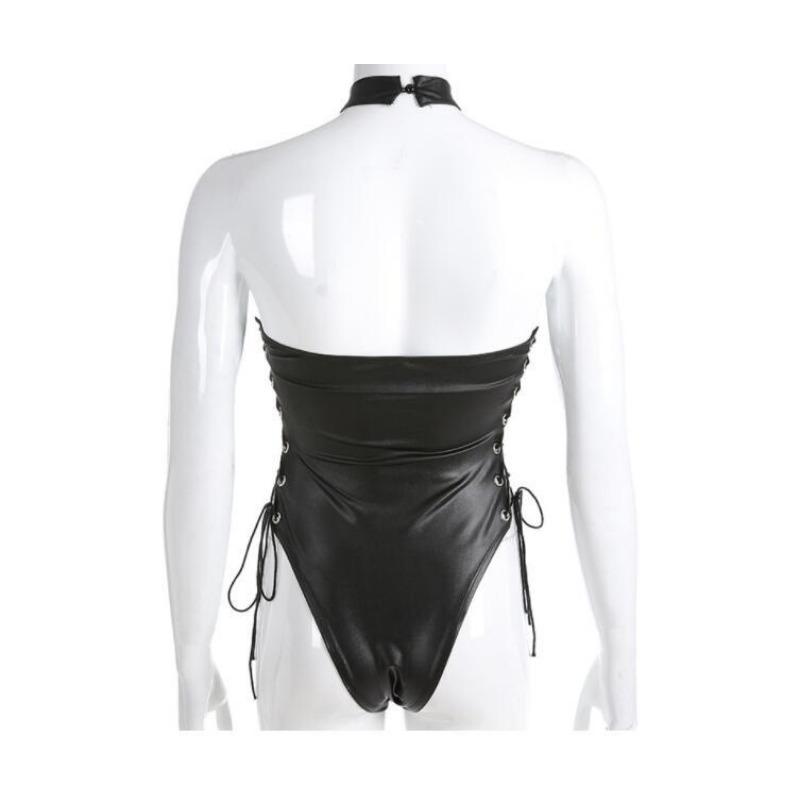 New sexy buckle stare hole strap sex suit