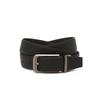Black Embossed Logo Leather Belt Dbbe6f401bk