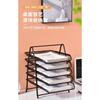 Layer Metal Mesh Desktop Drawable File Rack Office Document Holder