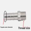 304 Stainless Steel Hex Threaded Water Hose Barb Connector
