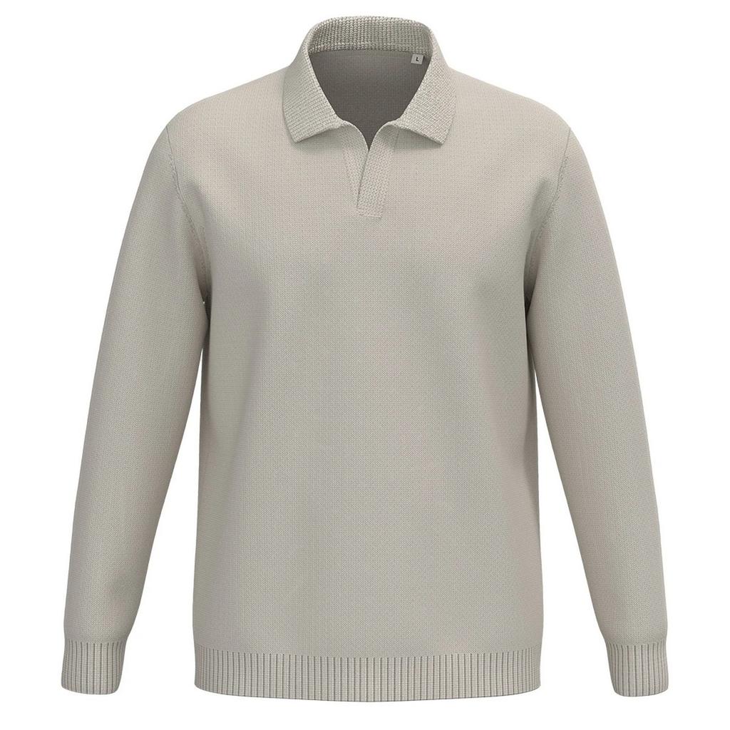 Spasso Mens Polo Neck Jumper