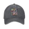 Rosa P!nk Cooler Sänger Country-Musik Baseballkappen Snapback Denim-Stoff Hüte Verstellbare Kappe Sport Baseball Cowboyhut