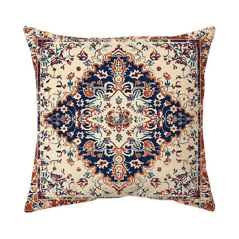 Potah na polštář Tištěný potah na polštář na pohovku Krátký plyšový potah na polštář