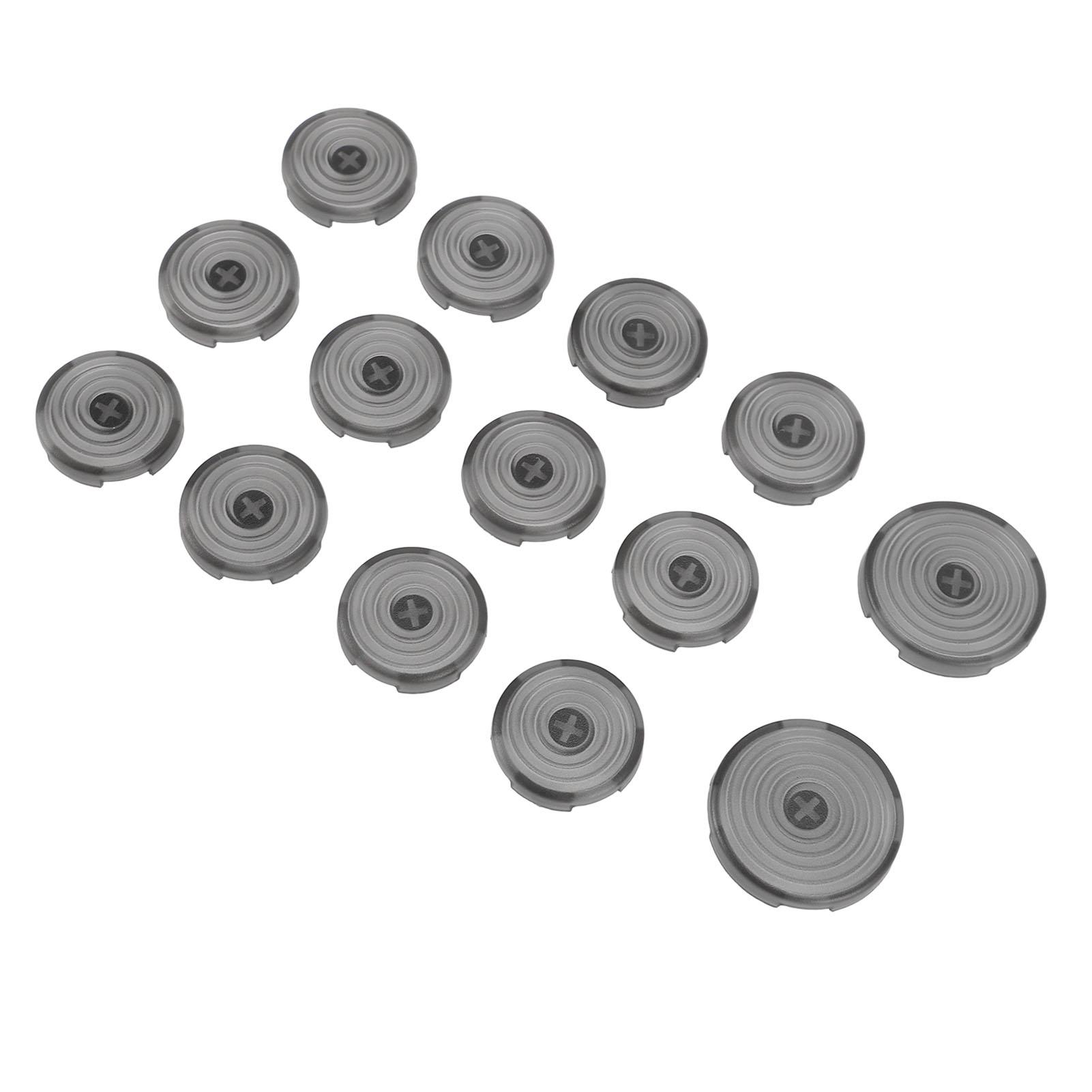 

14 Pcs Fighting Game Keyboard Key 22.5mm 28.5mm Fight Stick Key Cover for Replacement