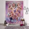 Singer S-Sabrina C-Carpenter Chart Tapestry Art Science Fiction Room Home Decor Cheap Hippie Wall Hanging