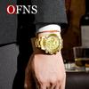 Fashion Men Watch Luminous Waterproof Chronograph Date Man Wristwatch Big Dial Stainless Steel Quartz Analog Watches Reloj