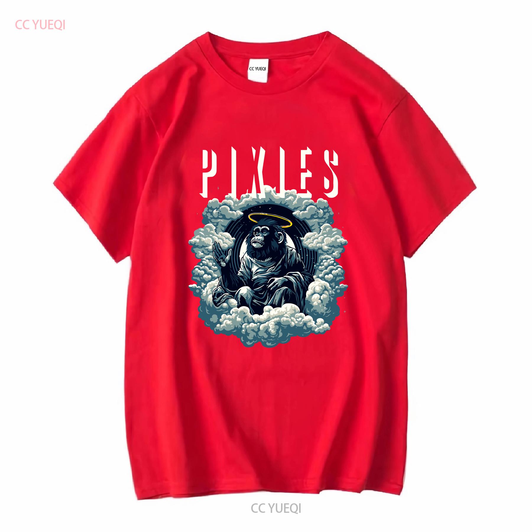 NEW PIXIES ConcerT T Shirt World Tour 2024 Angelic Monkey Gone To Heaven ATX vintage Washed designer clothes Breathable Soft S