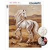 5D Pearl Kit Pearl Horse Design DIY Enamel Art for Living Room Bedroom Wall Decoration Handmade Gift