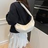 Shoulder Bag Women's Simple Dumpling Bag Messenger Bag Women's Bag 2025 Spring and Summer New Fashion Croissant Bag