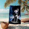 Personalized Customized Proof Beach Towel with Wednesday Addams Pattern - Soft, Absorbent,quick-drying,perfect Swimming,camping&bathing