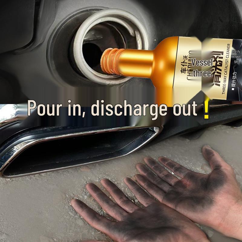 Chepu Třícestný katalyzátor a čistič karburátoru - Odstraňuje uhlíkové usazeniny z výfukových plynů bez demontáže