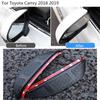 For Toyota Camry XV70 2018      Eyebrow Rear View Side Glass Mirror Trim Frame Rain Shield Sun Visor Shade