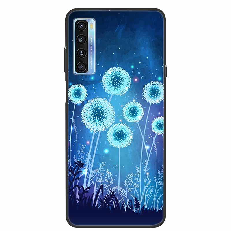 For TCL 20L Case Cute Painted Soft Silicone Back Cover for TCL 20L+ Plus T775H Phone Cases TPU Bumper For TCL 20S 20 L T774H