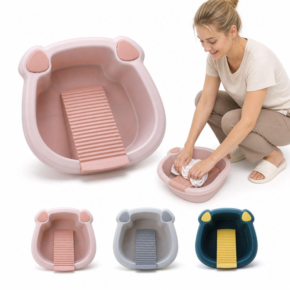 Thickened Washboard Laundry Basin Large Capacity Household Washbasin Multifunctional