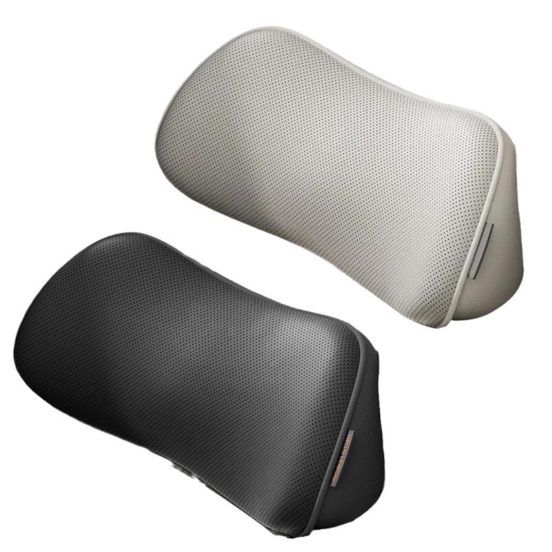 

Back Pain Relief Lumbar Support Pillow Road Travel Comfortable Driving Cushion Backrest Support Non-slip Bottom чорний