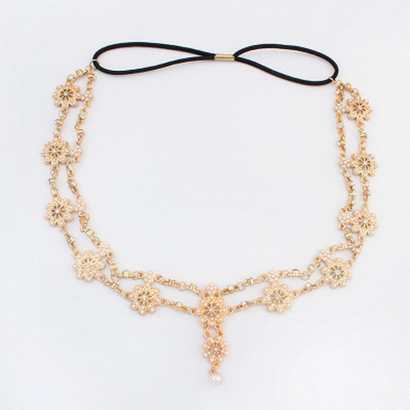 Hair Hoops Fashion Head Hoop Women Headband Hairband Rhinestones Hair Accessories Tiaras LS