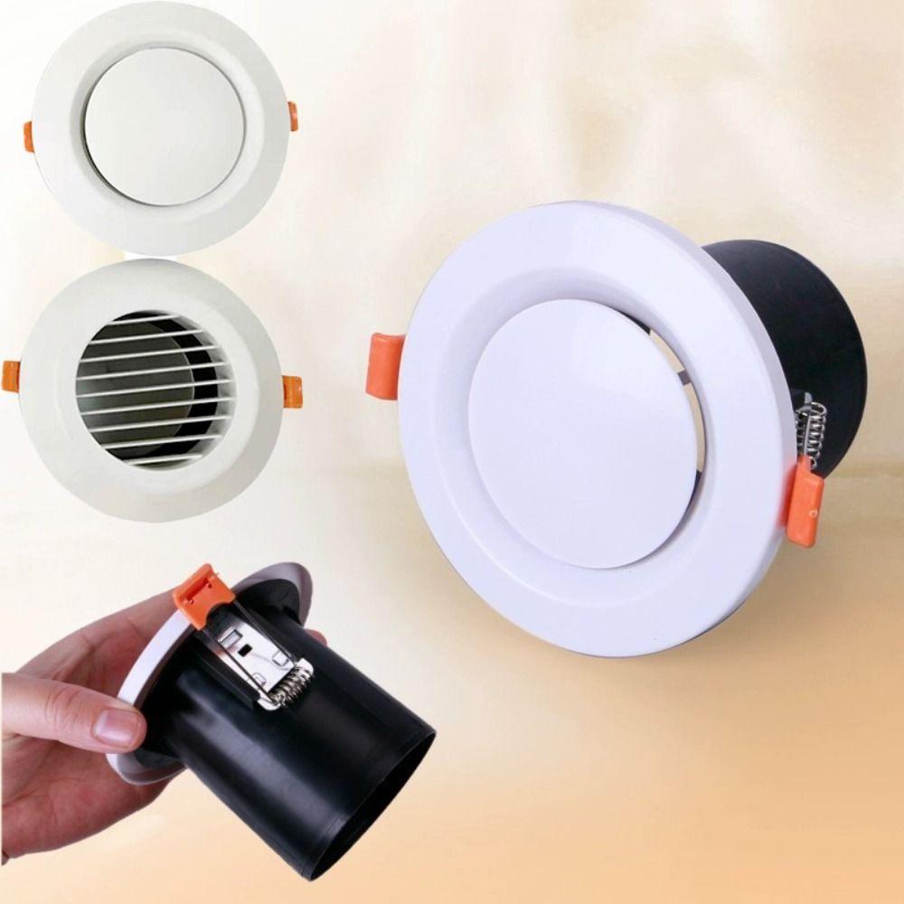 75/100mm Exterior Wall Air Vent Air Circulation Vents Waterproof Cap Ducting Ventilation Grilles