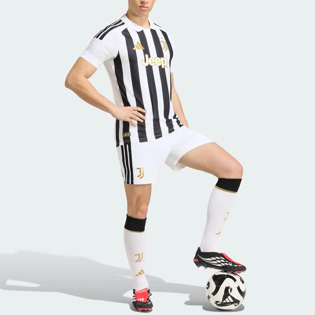 adidas Juventus 26/27 Home Authentic Jersey Asia Sizing Asia Sizing 'White Black' Men's KC2282