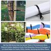 100-1000PCS Screw Hole Cable Ties Heavy Duty Adjustable Self-locking Nylon Cable Ties DIY Office Cables Wire Fasten Organizer