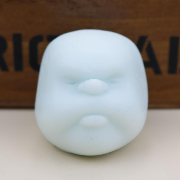 Creative Rubber Fun Squeeze Party Gift Face Relaxation Stress Anti Stress Ball Stress Decompression Student Funny Toy Face Doll
