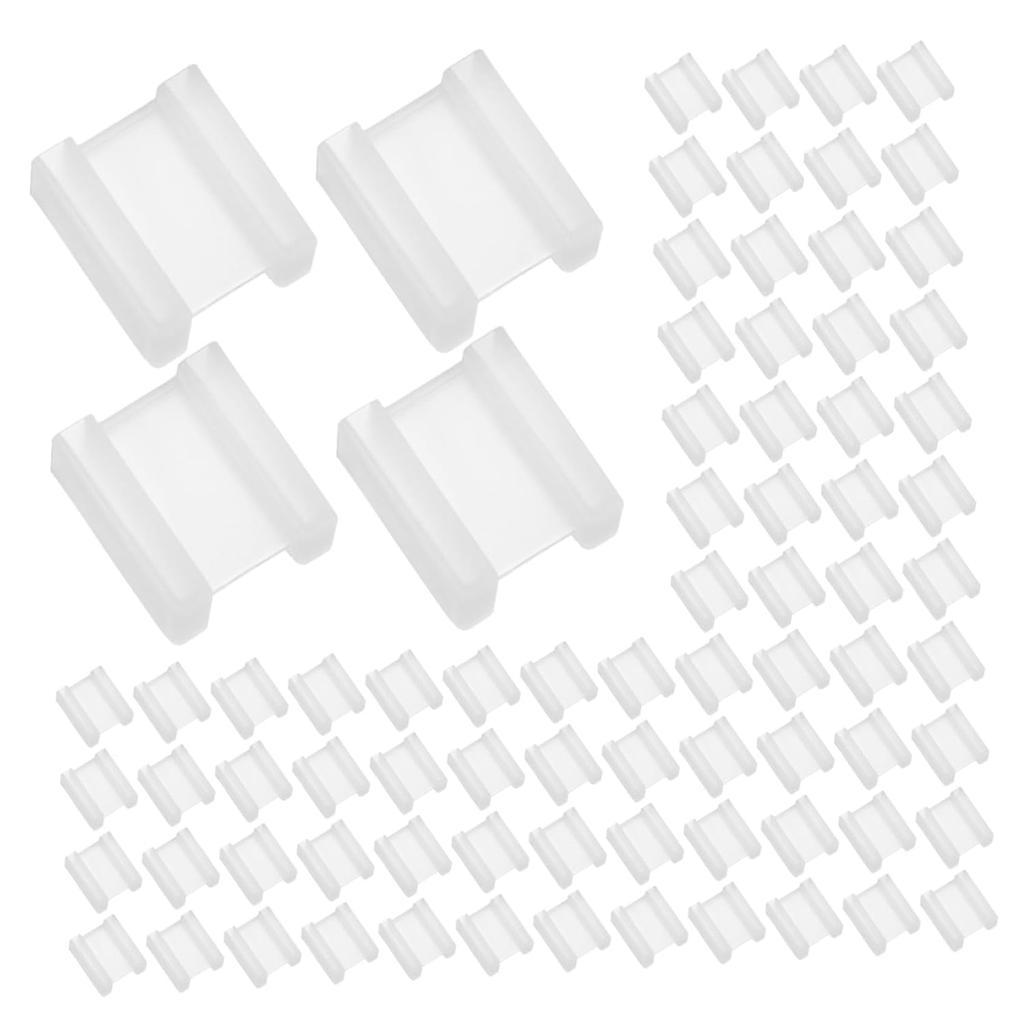 100pcs Plug Cap Protector Power Plug Safety Cover Water Resistant Design Sturdy Plastic Outlet Plug Cover for Easy Use