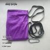 Hamac Yoga Aerian Culoare Solidă - Micro-Elastic, Țesătură Elastică Dintr-o Singură Bucată